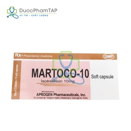 Martoco 10 - Isotretinoin 10mg Chung Gei Pharma